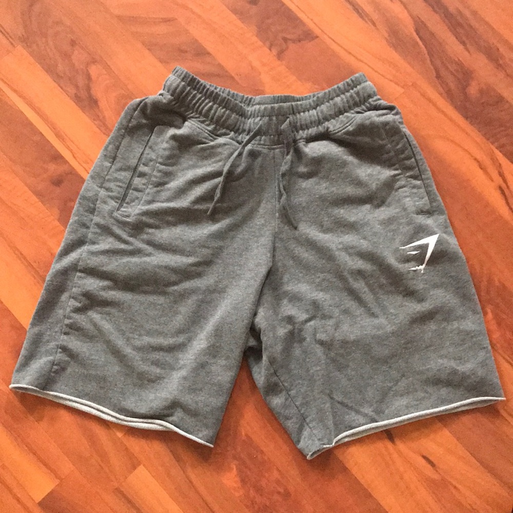 Grey Gym Shark Shorts